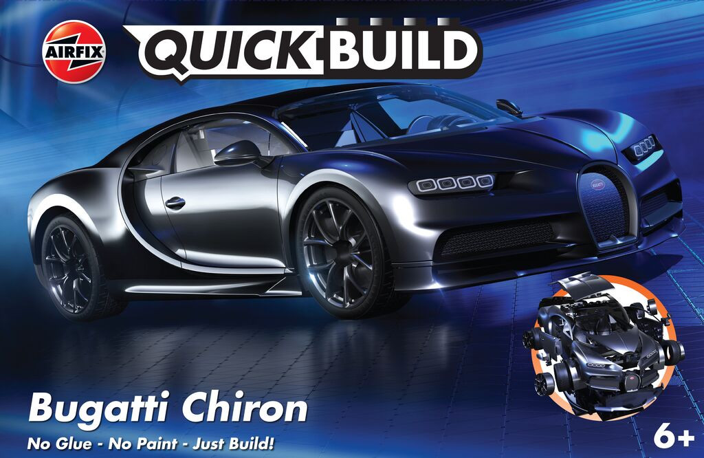 Airfix Quickbuild Bugatti Chiron - Black