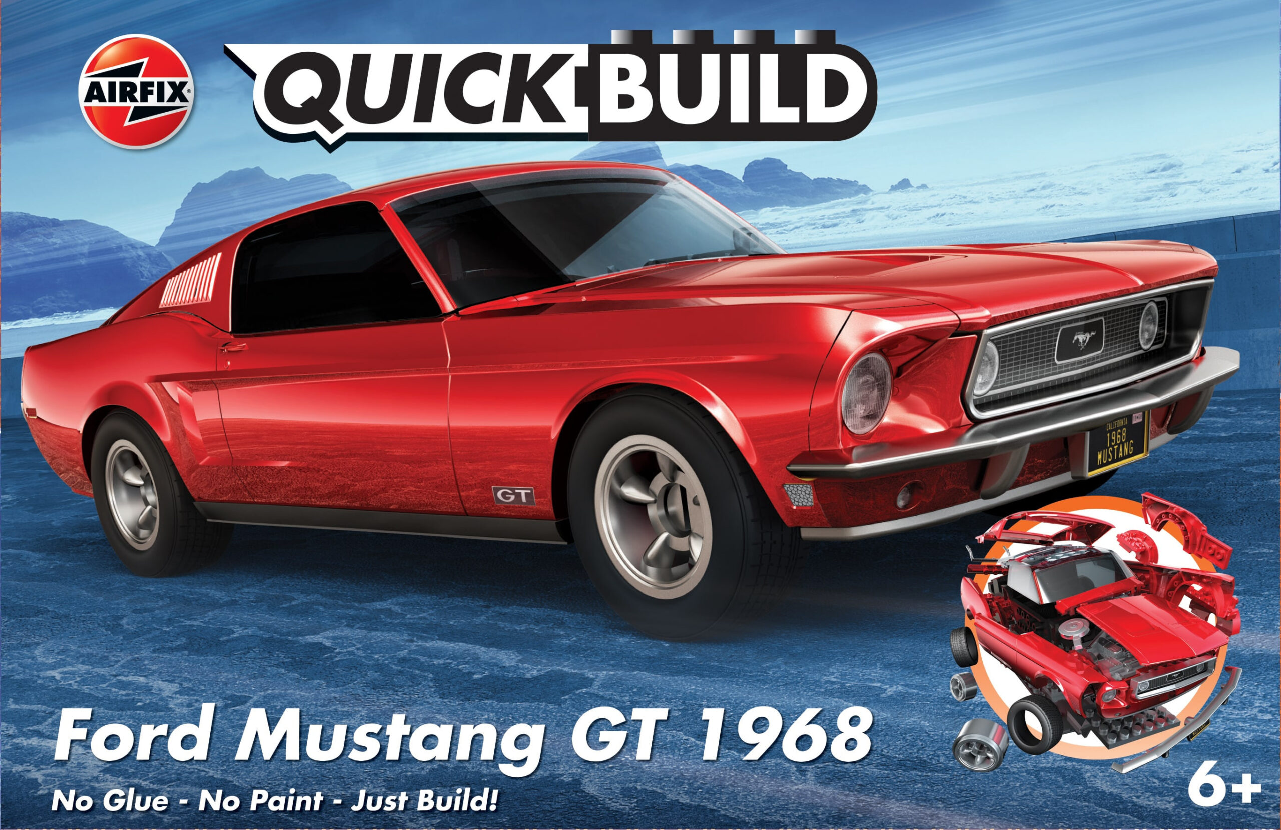 Airfix Quickbuild Ford Mustang Gt 1968