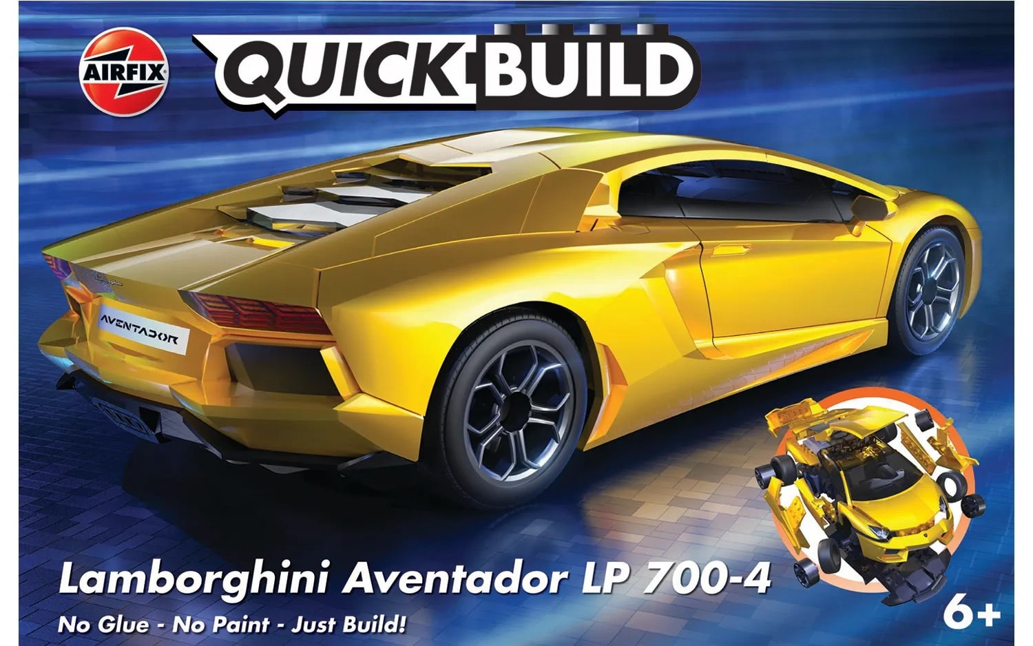 Airfix Quickbuild Lamborghini Aventador - Yellow