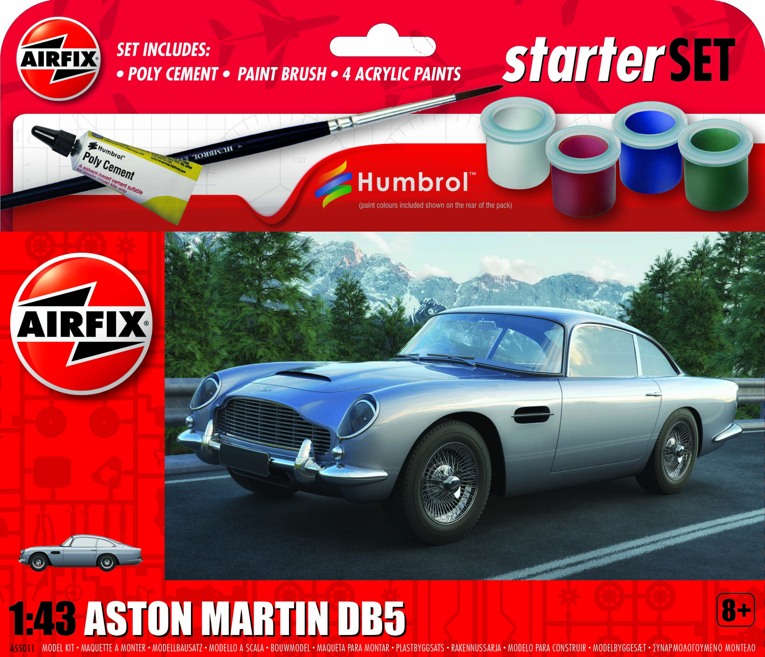 Airfix 1:43 Starter Set - Aston Martin DB5