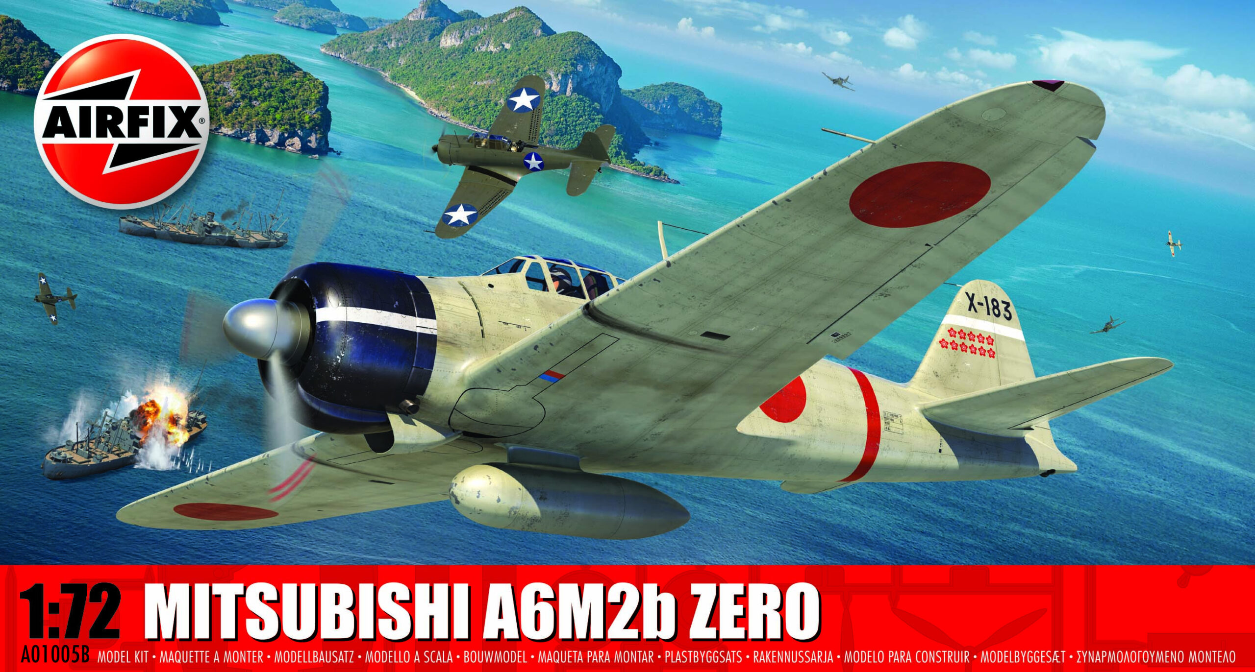 Airfix 1:72 Mitsubishi A6M2b Zero