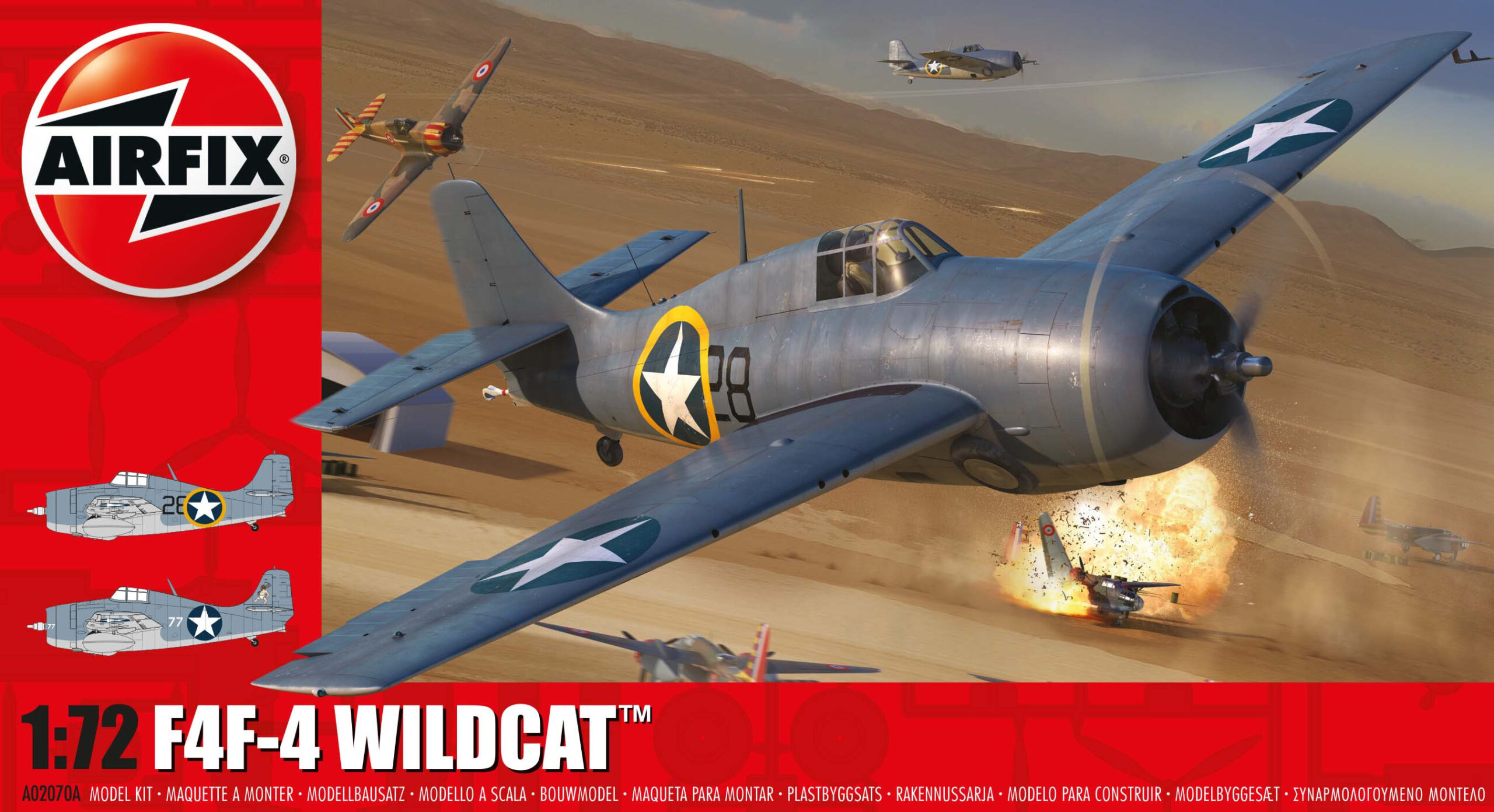 Airfix 1:72 Grumman F4F-4 Wildcat