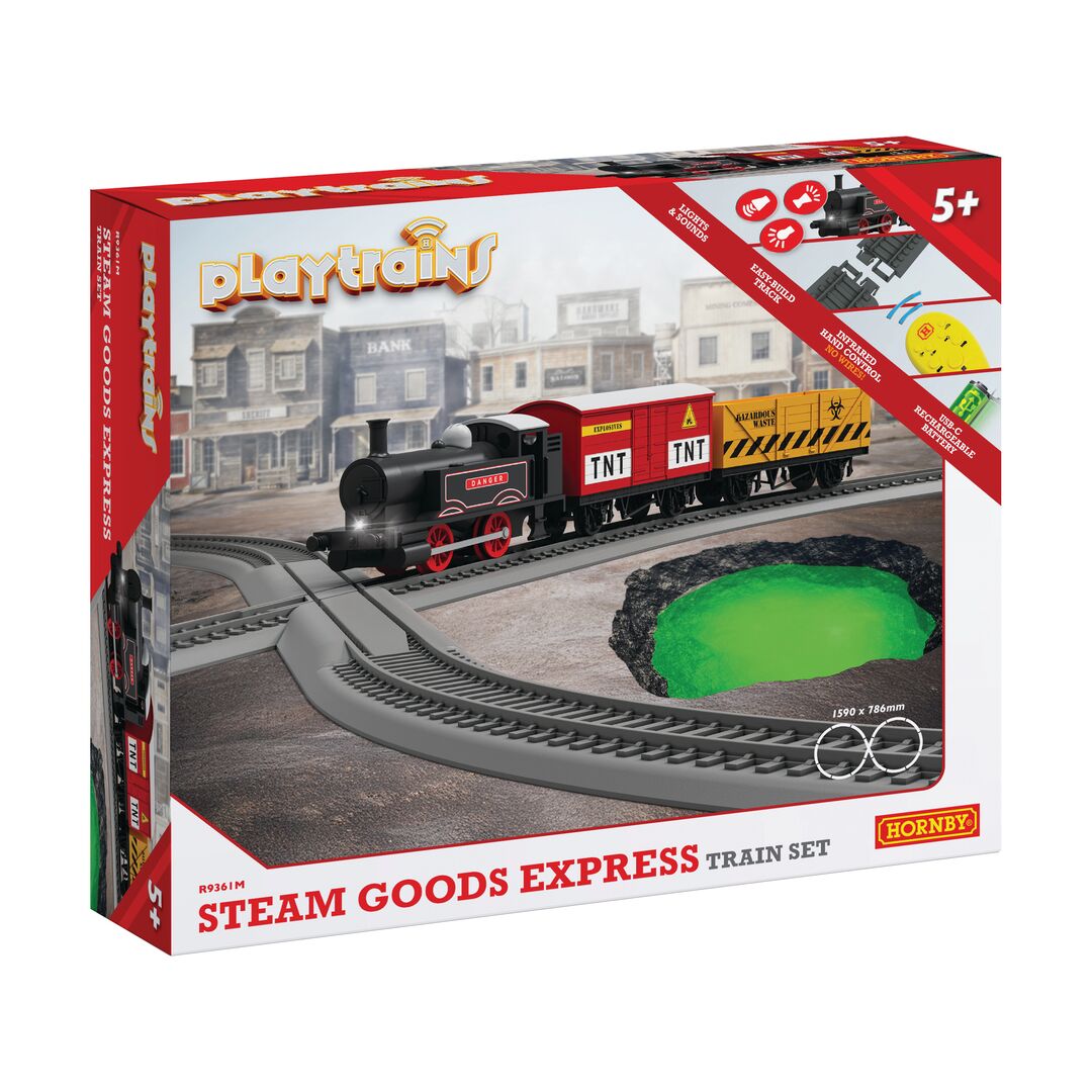 Steam Goods Express Battery Operated Train Set