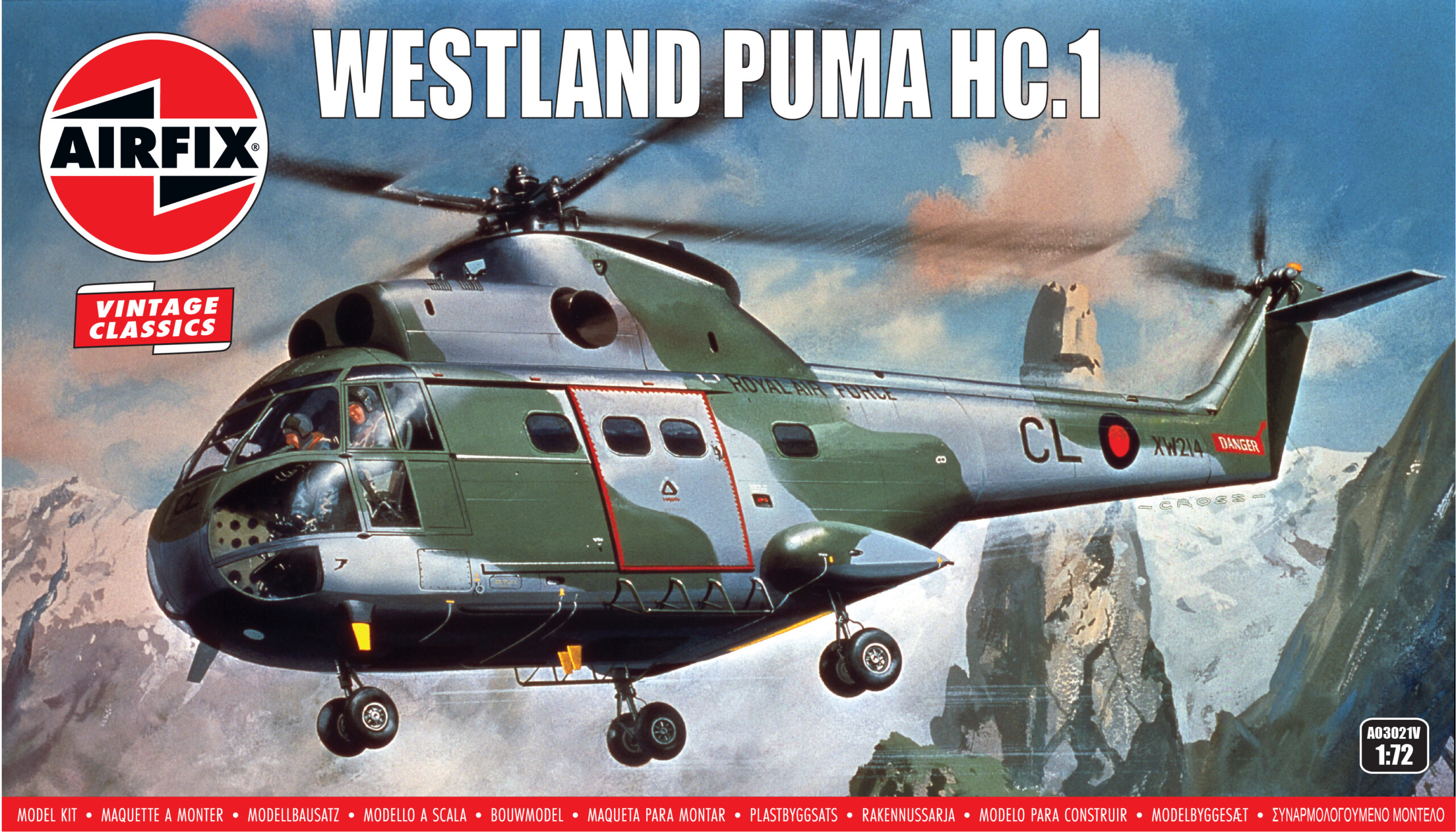 byggmodell helikopter