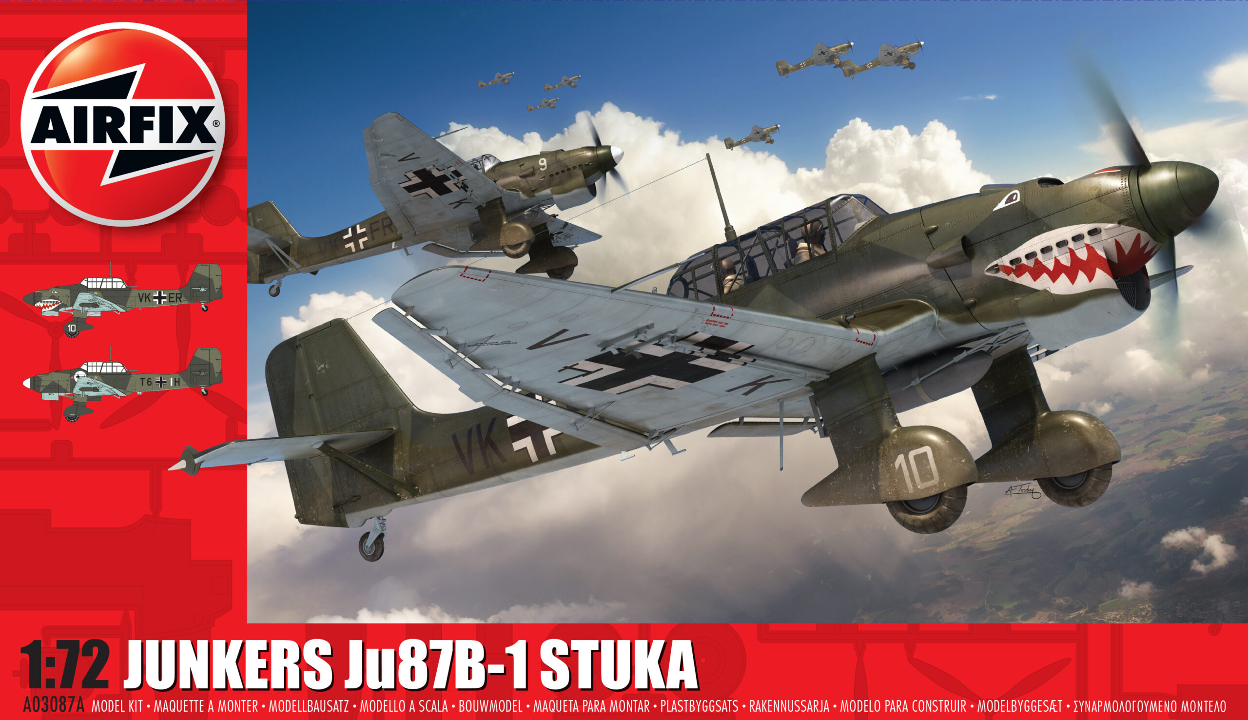 airfix byggmodell flygplan