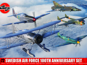 Airfix 1:72 Swedish Air Force 100th Anniversary Set