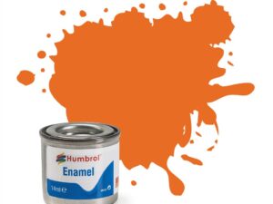 Humbrol Enamel No 46 Matt Orange - Matt 14ml