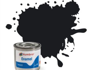 svart humbrol färg