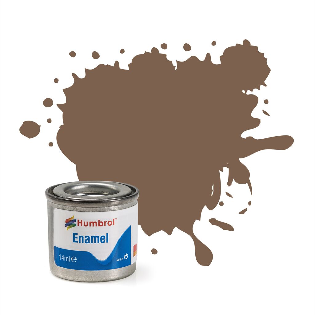 Brun humbrol färg