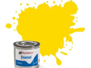 Humbrol Enamel No 69 Yellow - Gloss 14ml