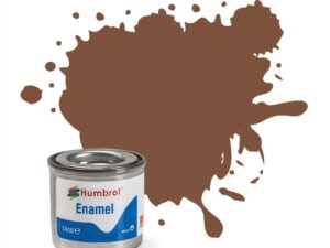 Humbrol Enamel No 186 Brown - Matt 14ml