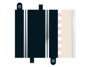 Scalextric Half Straight 175mm x 2